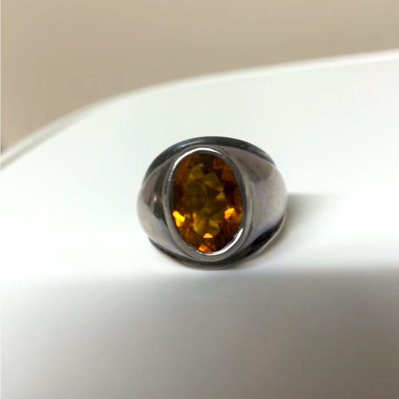 Men’s Citrine ring - Picture 1 of 2